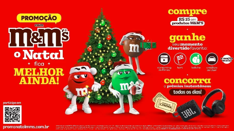 M&M’S cria edição limitada presenteável para o Natal