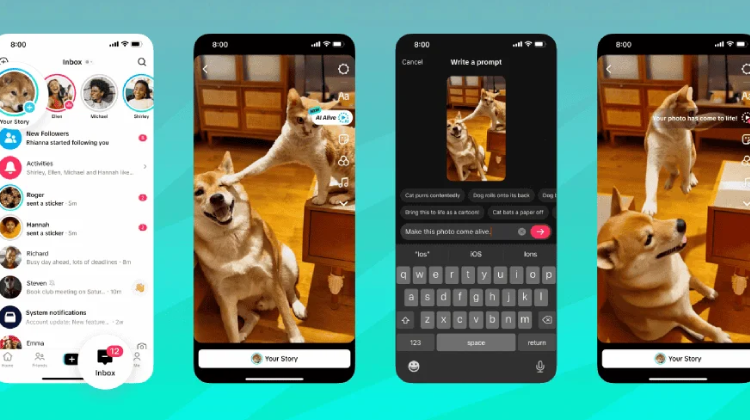 TikTok anuncia o AI Alive, ferramenta de IA para criar vídeos a partir de imagens estáticas