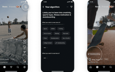 Instagram libera “Seu algoritmo” e dá mais controle sobre recomendações de conteúdo