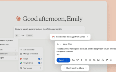 Claude amplia conectores e passa a enviar e-mails pelo Gmail e gerenciar arquivos no Google Drive
